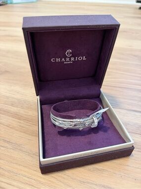 Charriol Silver Multi-Strand Cable Wrap Bracelet